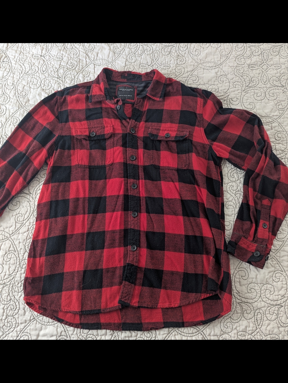 Denim & Flower Buffalo-Print Flannel Shirt